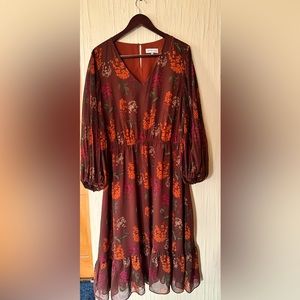 Long Sleeve Floral Dress